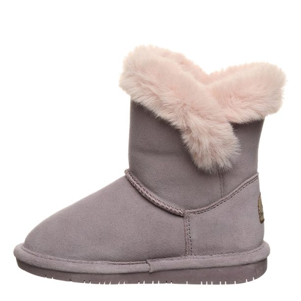 Велурени боти Betsey с мъхести детайли BEARPAW