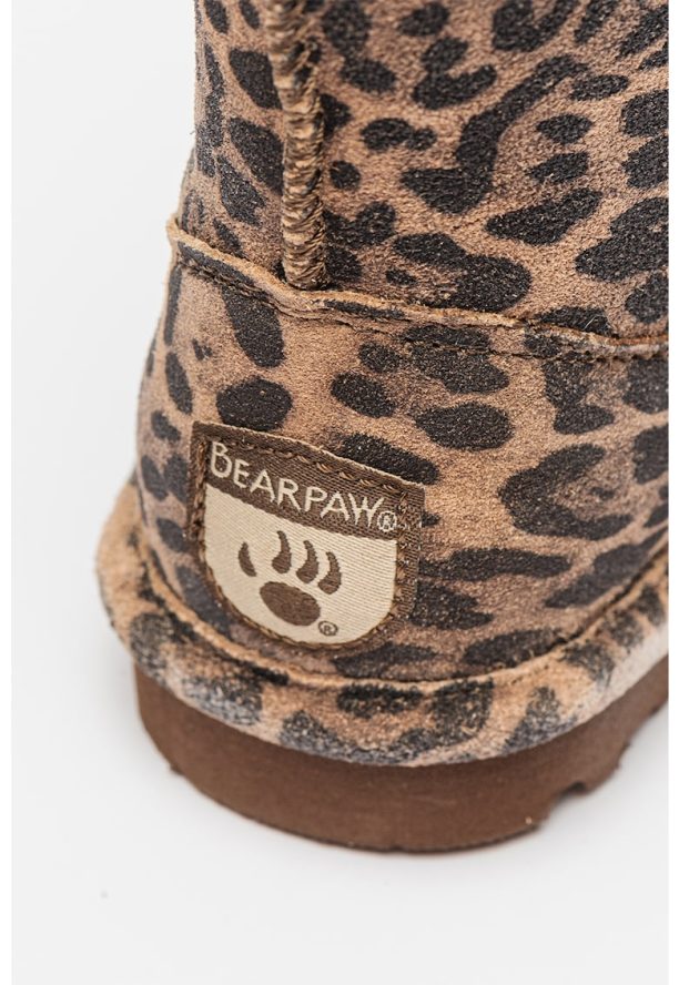 Велурени ботуши Elle Exotic с животинска щампа BEARPAW