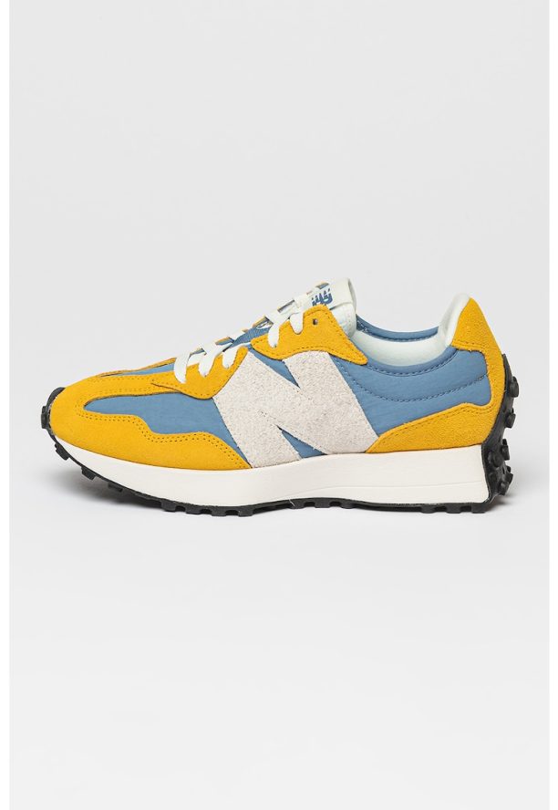 Велурени спортни обувки 327 с контрасти New Balance