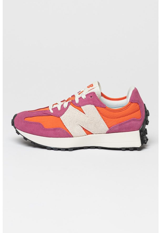 Велурени спортни обувки 327 с контрасти New Balance