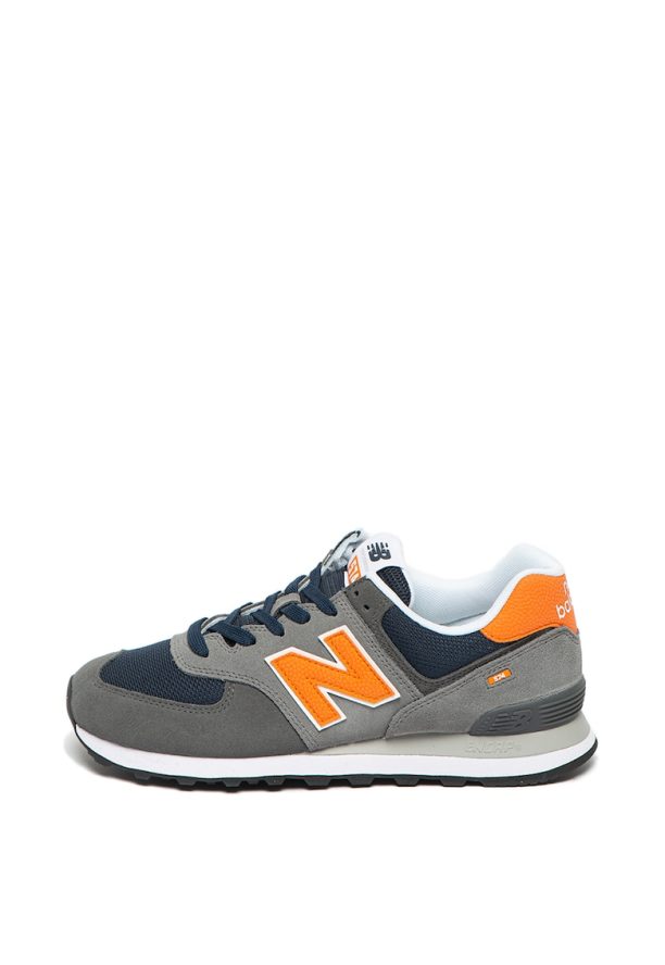 Велурени спортни обувки 574 с мрежа New Balance