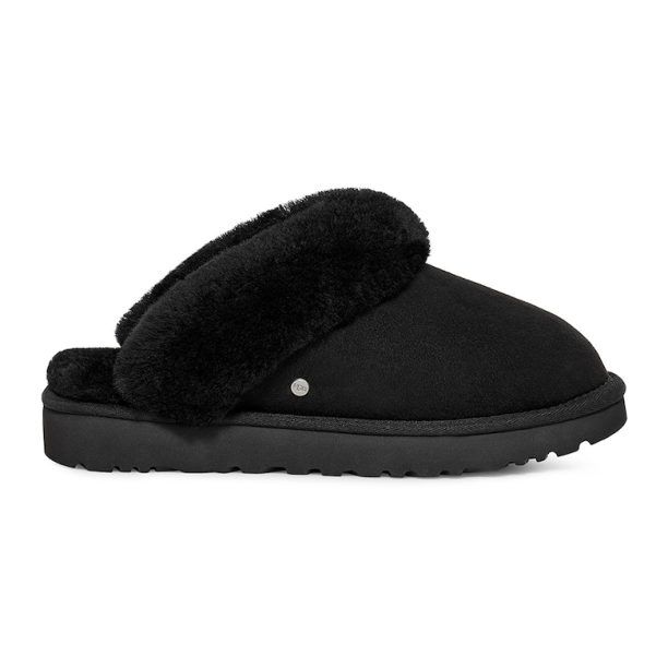 Велурени чехли Classic с подплата от еко кожа UGG