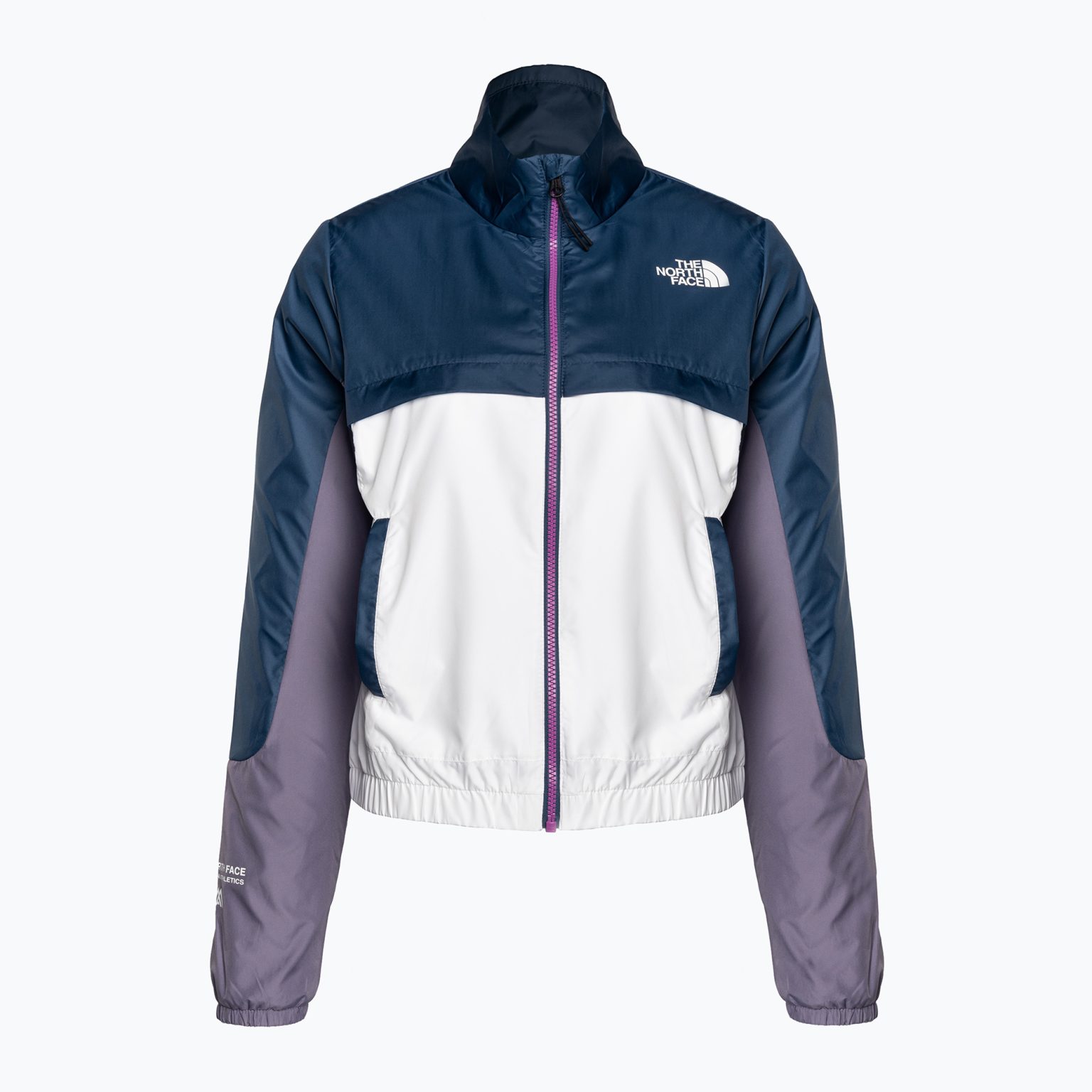 Ветрозащитно яке за жени The North Face MA Wind Full Zip white-purple-blue NF0A825DIKC1