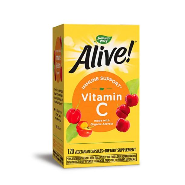 Витамин С от ацерола organic Алайв - Alive! Vitamin C Immune Support