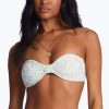 Горна част на бански костюм Billabong Sweet Oasis Tanlines Bandeau salt crystal