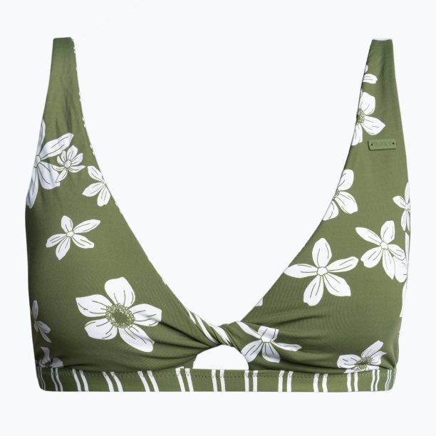 Горна част на бански костюм ROXY Retro Revo Twist Bra 2021 loden green surfrider spirit s