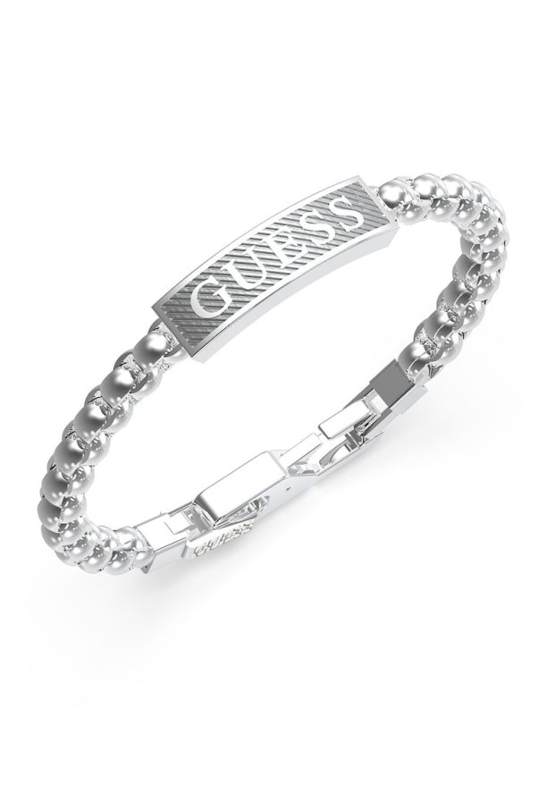 Гривна от неръждаема стомана с лого Guess