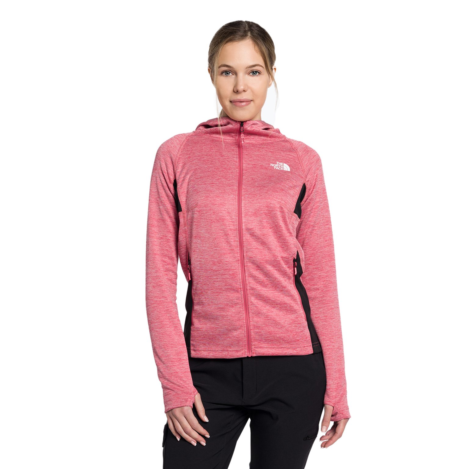 Дамска блуза за трекинг The North Face AO Midlayer FZ pink NF0A5IFI6Q31