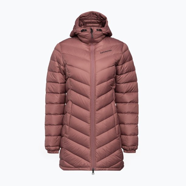 Дамска пухена парка Peak Performance Frost Down Parka Brown G77895060