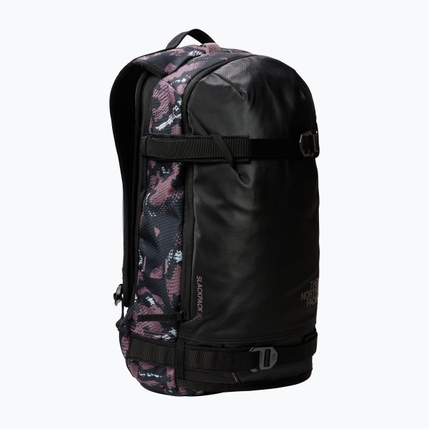 Дамска раница за сноуборд The North Face Slackpack 2.0 20 l fawn grey snake charmer print/black/fawn grey