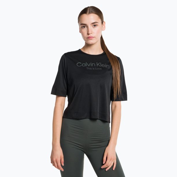 Дамска тениска Calvin Klein Knit black beauty