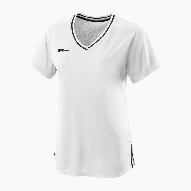 Дамска тениска Wilson Team II V-Neck бяла WRA795302