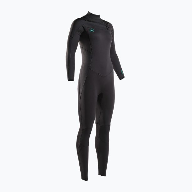 Дамски бански O'Neill Ninja 3/2 Chest Zip Full Swim Foam Black 5472