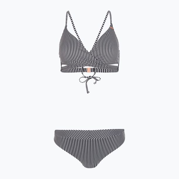 Дамски бански от две части O'Neill Baay Maoi Bikini black simple stripe