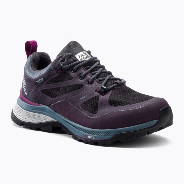 Дамски ботуши за трекинг Jack Wolfskin Force Striker Texapore Low purple 4038893