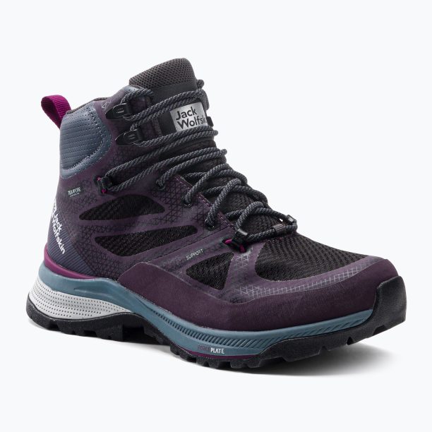 Дамски ботуши за трекинг Jack Wolfskin Force Striker Texapore Mid purple 4038873