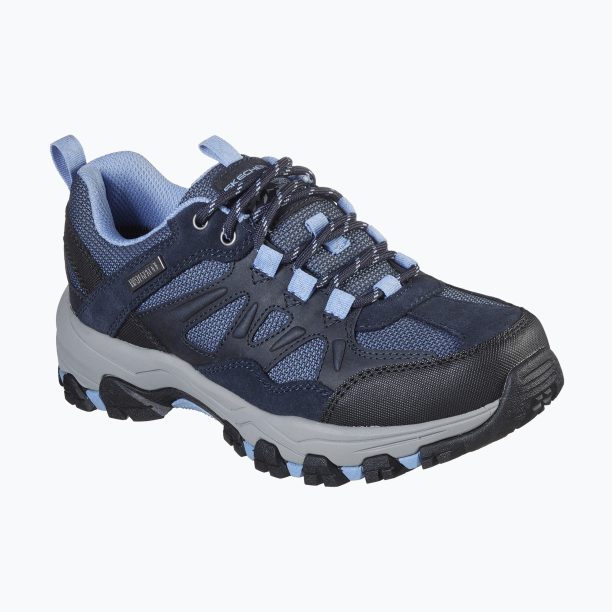 Дамски ботуши за трекинг SKECHERS Selmen West Highland navy/gray