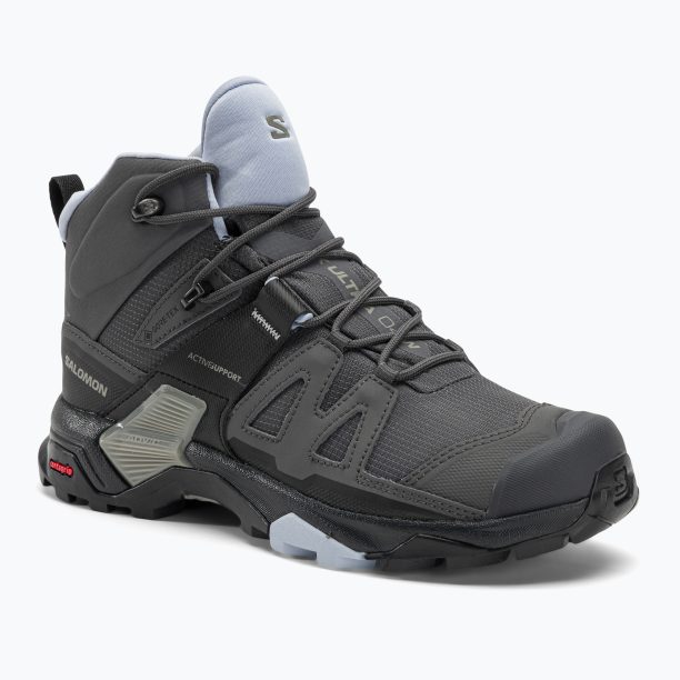 Дамски ботуши за трекинг Salomon X Ultra 4 Mid GTX magnet/black/zen