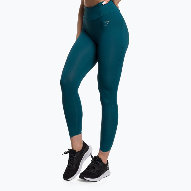 Дамски гамаши за тренировка Gymshark Speed niagara teal