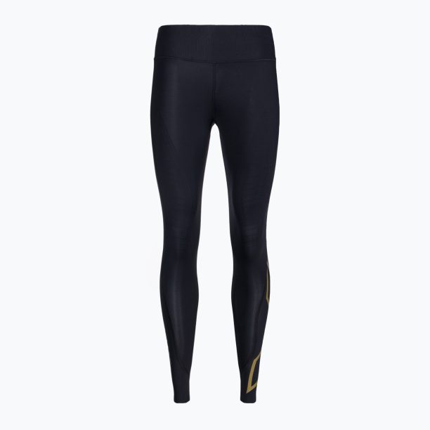 Дамски клинове за тренировка 2XU Force Mid-Rise Compression black and gold WA5367B