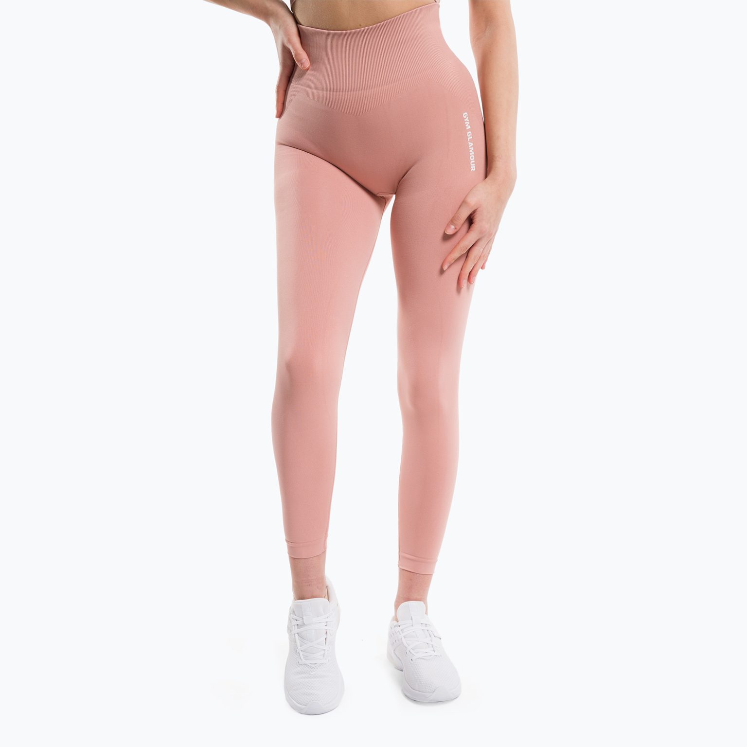 Дамски клинове за тренировка Gym Glamour Compress Rose Tan 454