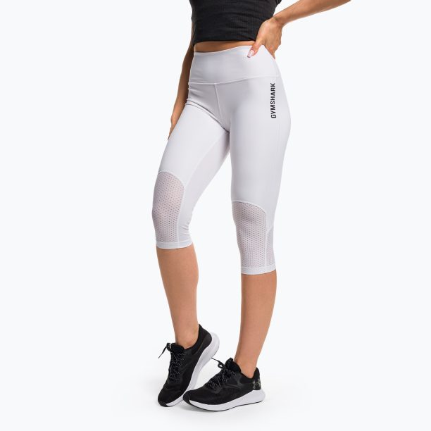 Дамски клинове за тренировка Gymshark Pulse Cropped white