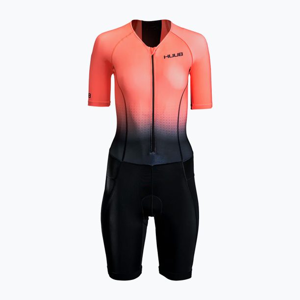 Дамски костюм за триатлон HUUB Commit Long Course Suit black/coral