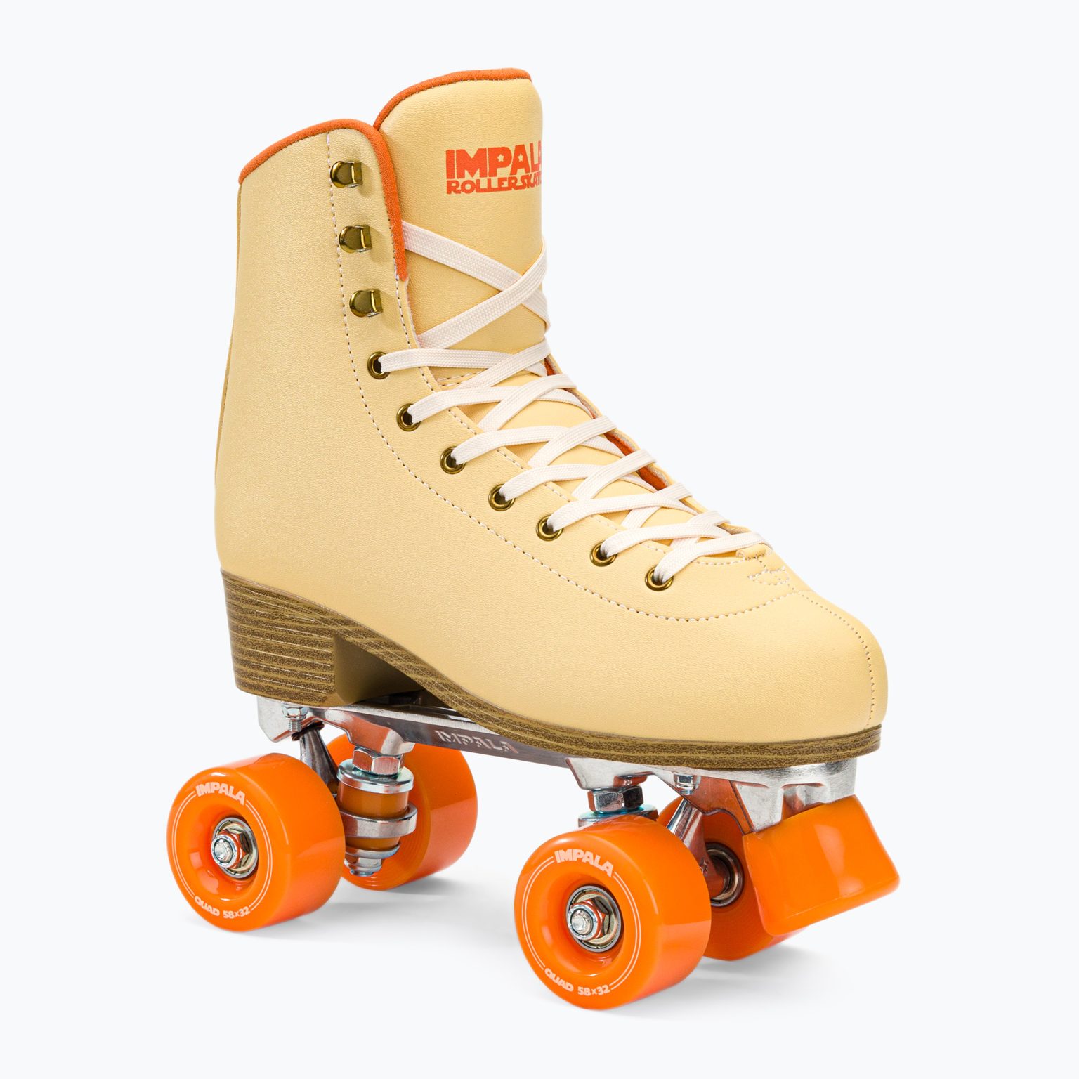 Дамски кънки IMPALA Quad Skate beige IMPROLLER1