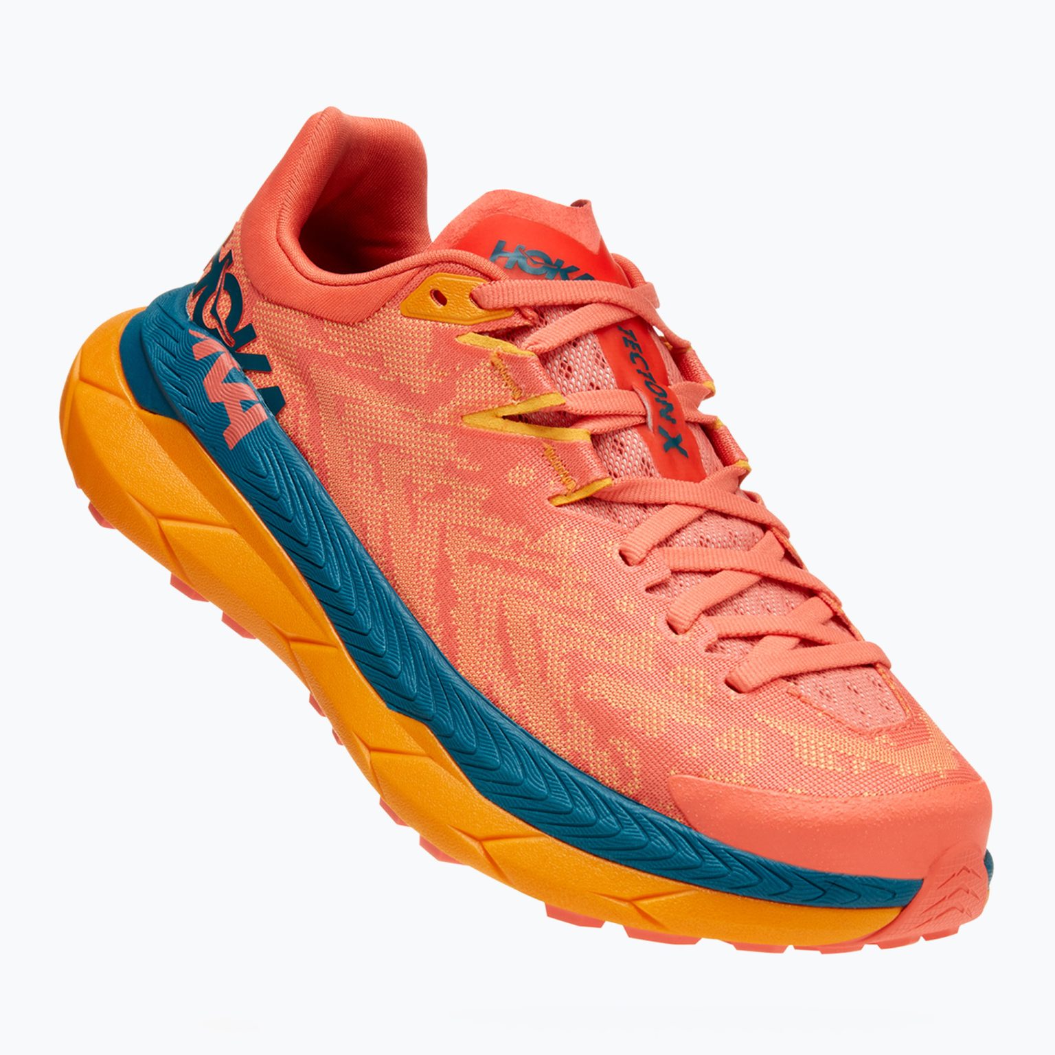 Дамски обувки за бягане HOKA Tecton X camellia/blue coral