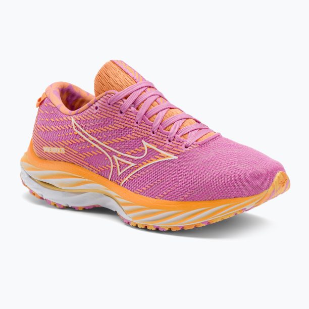 Дамски обувки за бягане Mizuno Wave Rider 26 Roxy cyclamen/white/mockorang