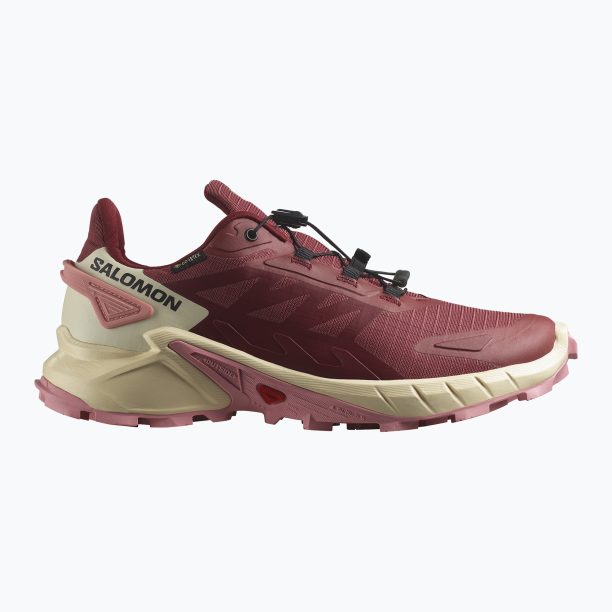 Дамски обувки за бягане Salomon Supercross 4 GTX cow hide/syrah/blush