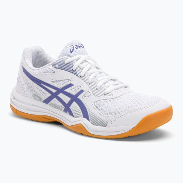 Дамски обувки за скуош ASICS Upcourt 5 white / blue violet