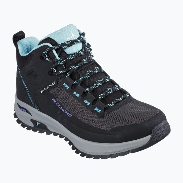 Дамски обувки за трекинг SKECHERS Arch Fit Discover Elevation Gain black/blue