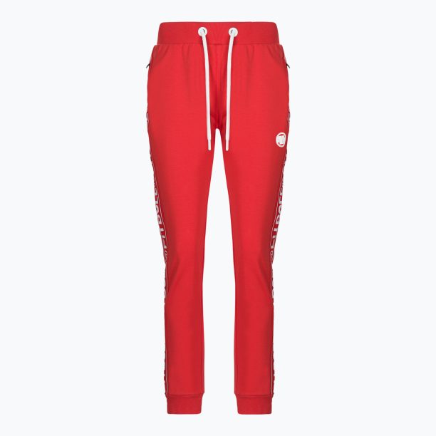 Дамски панталони Pitbull West Coast Jogging Pants F.T. 21 Small Logo red