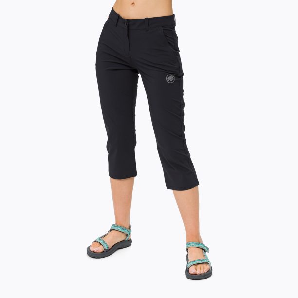 Дамски панталони за трекинг MAMMUT Runbold Capri black