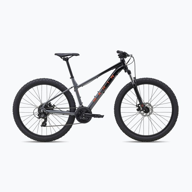 Дамски планински велосипед Marin Wildcat Trail 1 27.5 gloss black/charcoal/coral