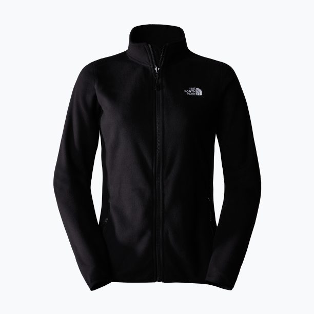 Дамски поларен суитшърт The North Face 100 Glacier Fz black