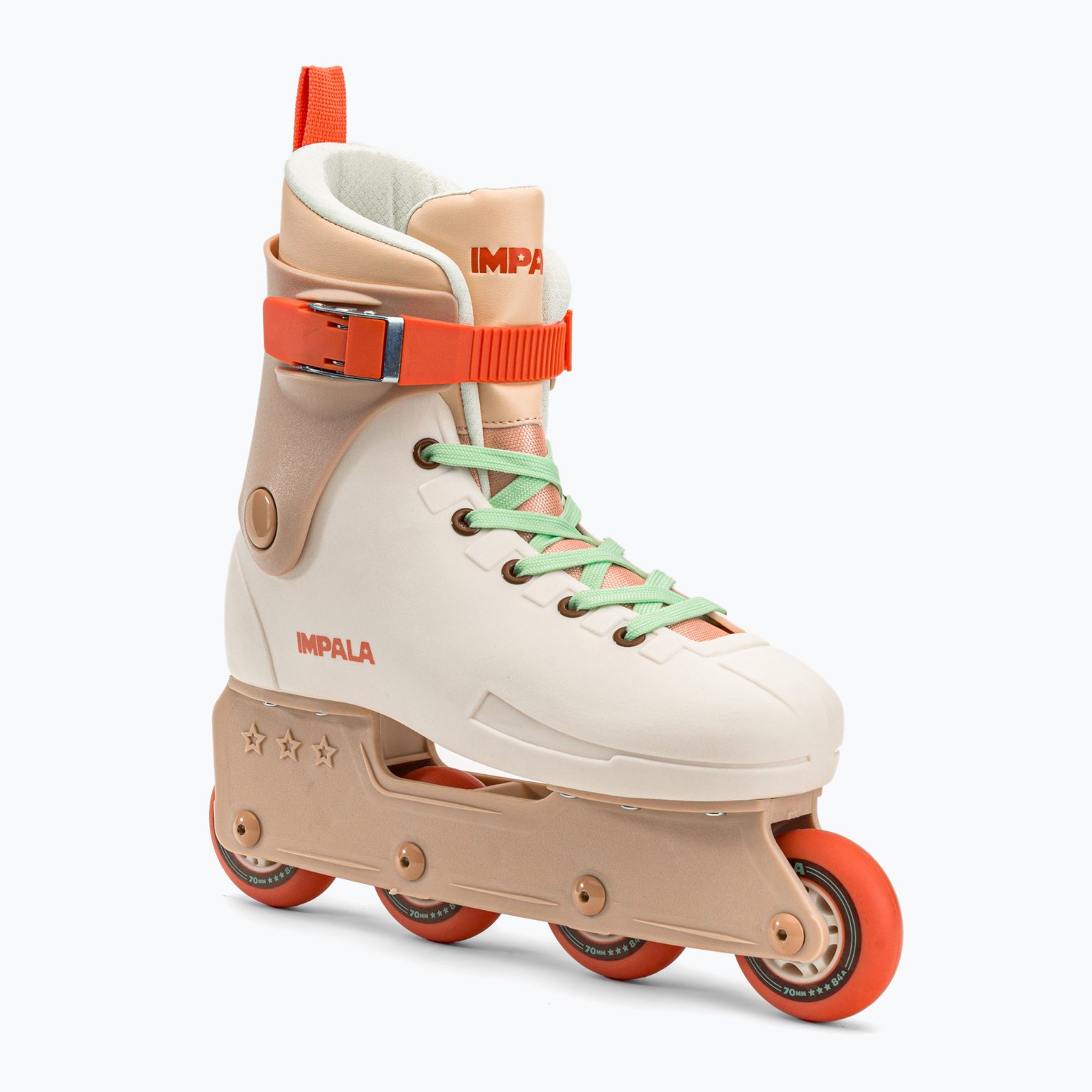 Дамски ролкови кънки IMPALA Lightspeed Inline Skate в бяло и бежово IMPINLINE1