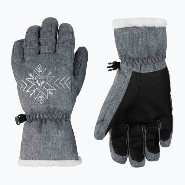 Дамски ски ръкавици Rossignol Perfy G heather grey