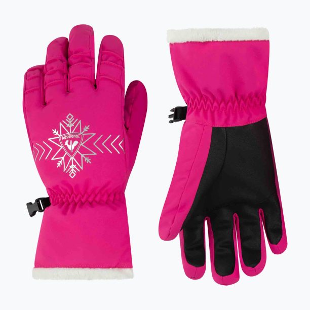 Дамски ски ръкавици Rossignol Perfy G orchid pink