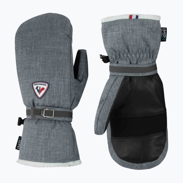 Дамски ски ръкавици Rossignol Romy Impr M heather grey