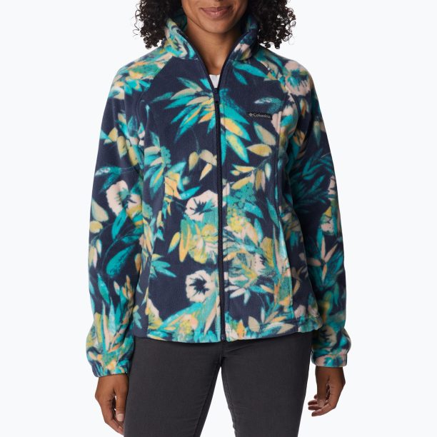 Дамски суитшърт Benton Springs Printed Fleece на Columbia в тъмносиньо 2021771