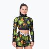 Дамски суитшърт NEBBIA High-Energy Cropped jungle green