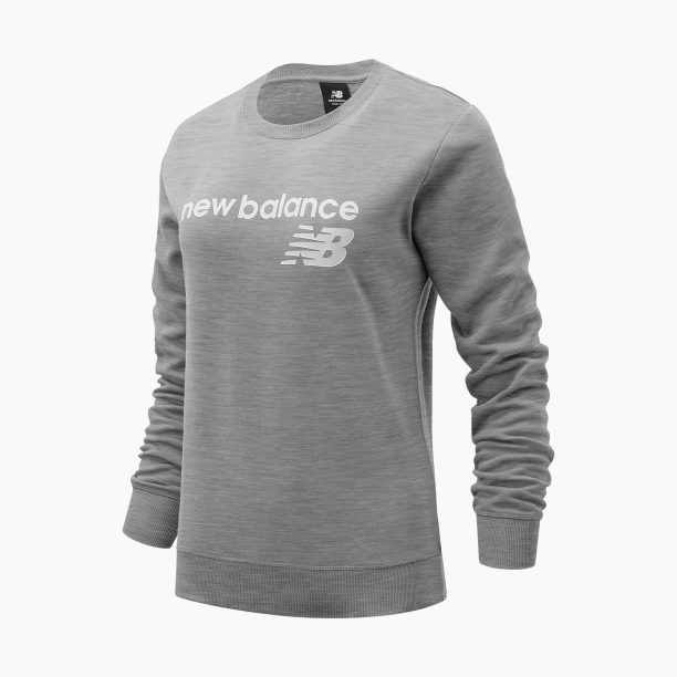 Дамски суитшърт New Balance Classic Core Fleece Crew сив