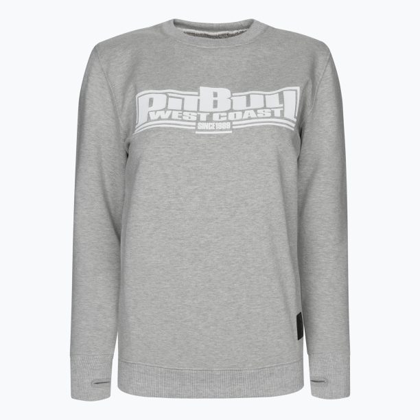 Дамски суитшърт Pitbull West Coast Crewneck Boxing 18 grey/melange