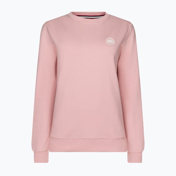 Дамски суитшърт Pitbull West Coast Crewneck F.Terry „Small Logo” powder pink