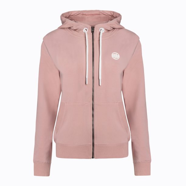 Дамски суитшърт Pitbull West Coast Hooded Zip French Terry powder pink