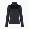 Дамски суитшърт Salomon Outrack Full Zip Mid от полар черен LC1358200