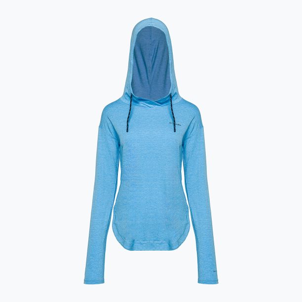 Дамски суитшърт за трекинг на Columbia Sun Trek EU Pullover с качулка blue 1981541