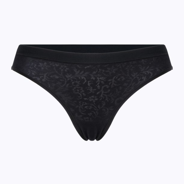 Дамски термални бикини Smartwool Merino Lace Bikini Boxed black SW016618